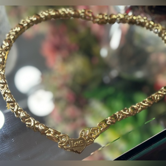 ” I love you” necklace and bracelet set 18k platted - Picture 3 of 3